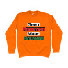 Sweater - Geen Bommen Maar Bouwen | Full Color bedrukte Kleding