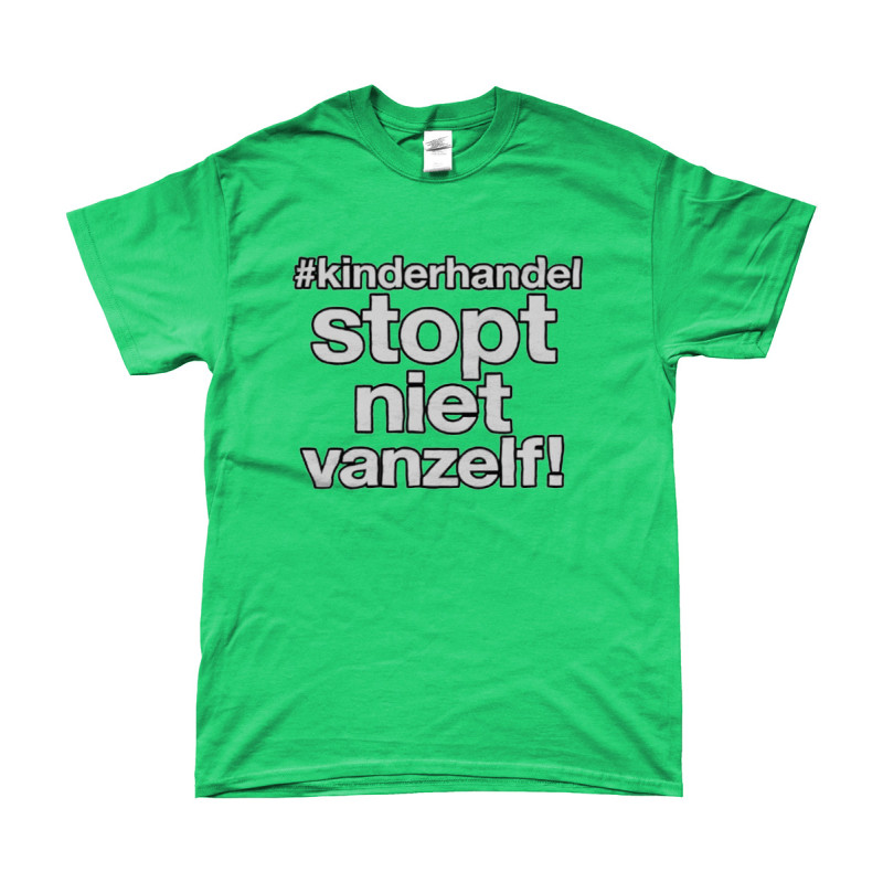 T-Shirt - Kinderhandel Stopt Niet Vanzelf! | Full Color bedrukte Kleding