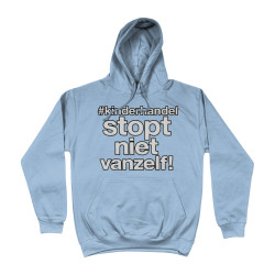 Hoodie - Kinderhandel Stopt Niet Vanzelf! | Full Color bedrukte Kleding