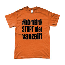 T-Shirt - Kindermisbruik Stopt Niet Vanzelf! | Full Color bedrukte Kleding