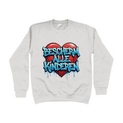 Sweat Shirt - Bescherm Alle Kinderen | Full Color printed Clothing