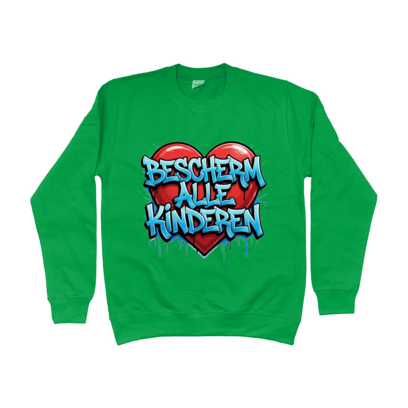 Sweater - Bescherm Alle Kinderen | Full Color bedrukte Kleding