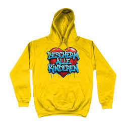 Hoodie - Bescherm Alle Kinderen | Full Color bedrukte Kleding