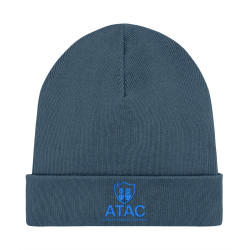 Rib Beanie - Embroidered - All Together Against Child Abuse | Full Color printed Clothing