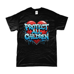 T-Shirt - Protect All Children | Full Color bedrukte Kleding