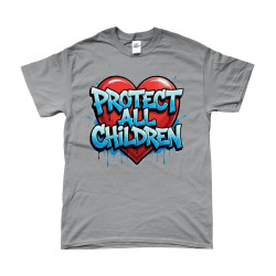 T-Shirt - Protect All Children | Full Color bedrukte Kleding
