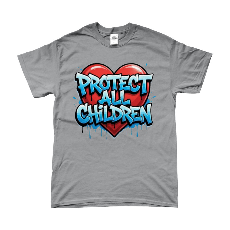 T-Shirt - Protect All Children | Full Color bedrukte Kleding