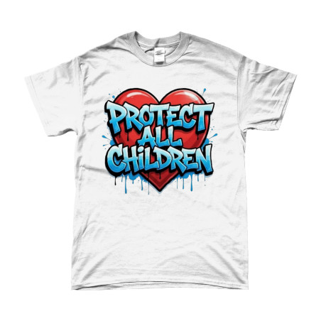 T-Shirt - Protect All Children | Full Color bedrukte Kleding