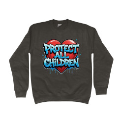Sweater - Protect All Children | Full Color bedrukte Kleding