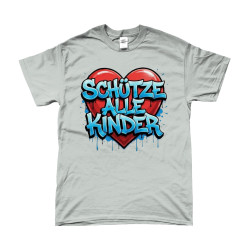 T-Shirt - Schütze alle Kinder | Full Color bedrukte Kleding