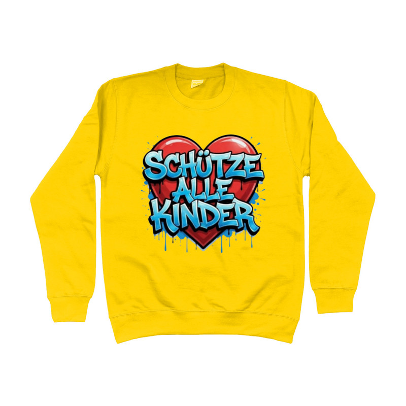 Sweater - Schütze alle Kinder | Full Color bedrukte Kleding