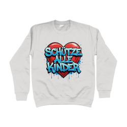Sweat Shirt - Schütze alle Kinder| Full Color printed Clothing