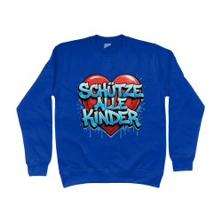 Sweat Shirt - Schütze alle Kinder| Full Color printed Clothing
