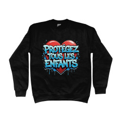 Sweater - Protéger Tous Les Enfants | Full Color bedrukte Kleding