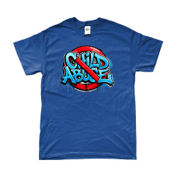 T-Shirt - Stop Child Abuse | Full Color printed Clothing