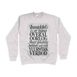 Sweater - Vuurwerk Verbod | Full Color bedrukte Kleding