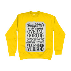 Sweater - Vuurwerk Verbod | Full Color bedrukte Kleding