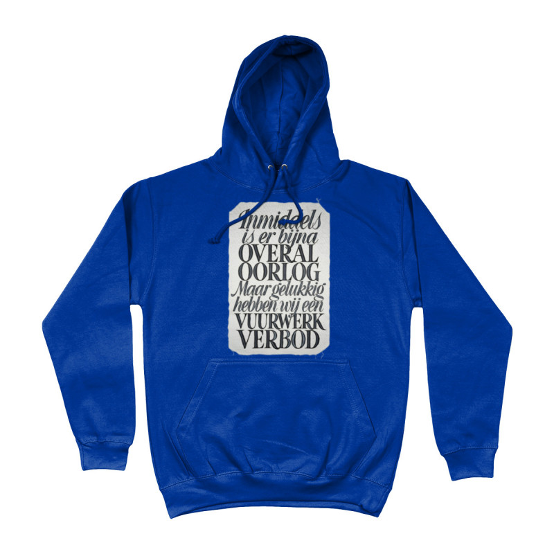 Hoodie - Vuurwerk Verbod | Full Color printed Clothing