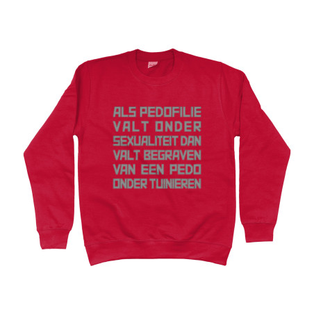 Sweater - Pedo Tuinieren | Full Color bedrukte Kleding