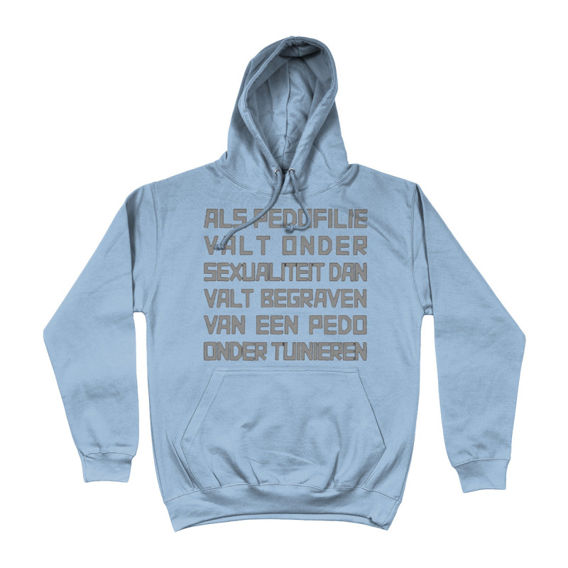 Hoodie - Pedo Tuinieren | Full Color bedrukte Kleding