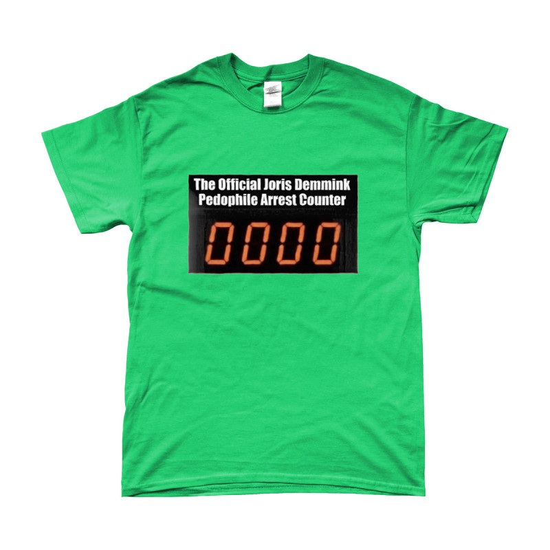 T-Shirt - Demmink Arrest Counter | Full Color bedrukte Kleding