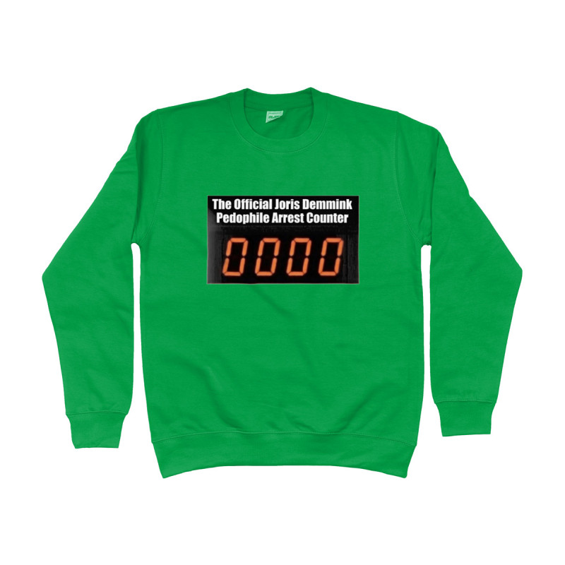 Sweater - Demmink Arrest Counter | Full Color bedrukte Kleding
