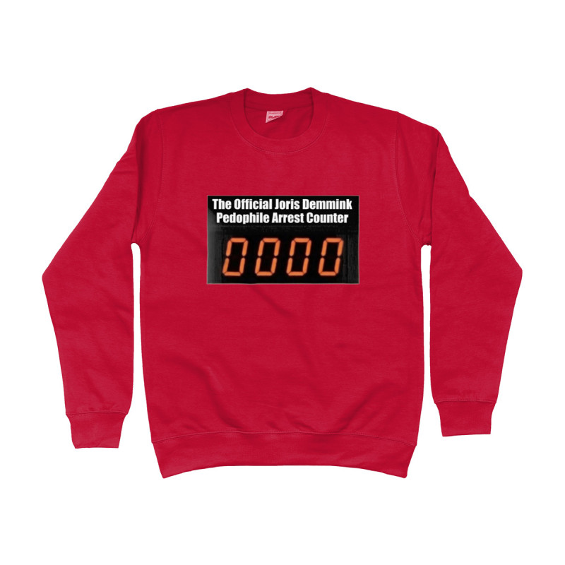 Sweater - Demmink Arrest Counter | Full Color bedrukte Kleding