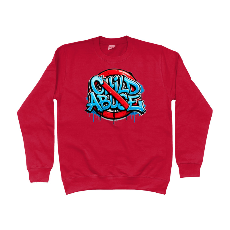 Sweater - Stop Child Abuse | Full Color bedrukte Kleding