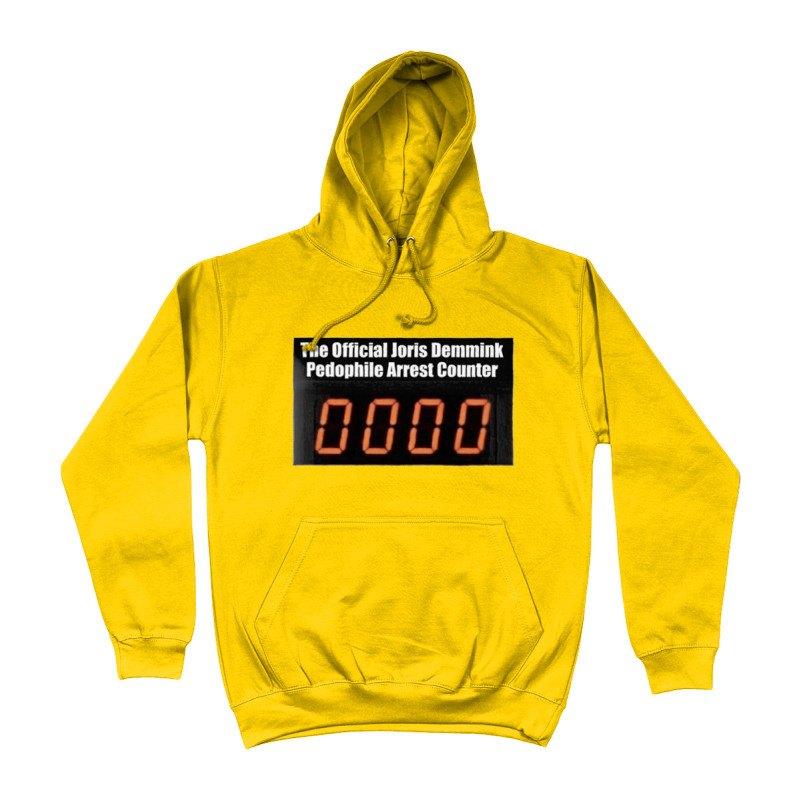 Hoodie - Demmink Arrest Counter | Full Color bedrukte Kleding