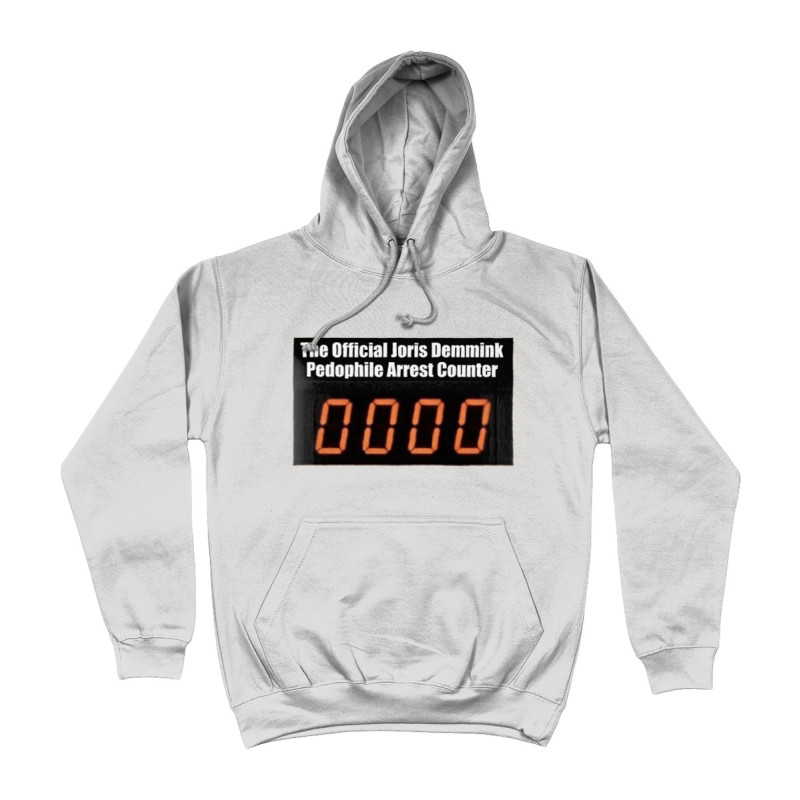 Hoodie - Demmink Arrest Counter | Full Color printed Clothing