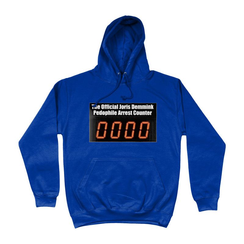 Hoodie - Demmink Arrest Counter | Full Color printed Clothing