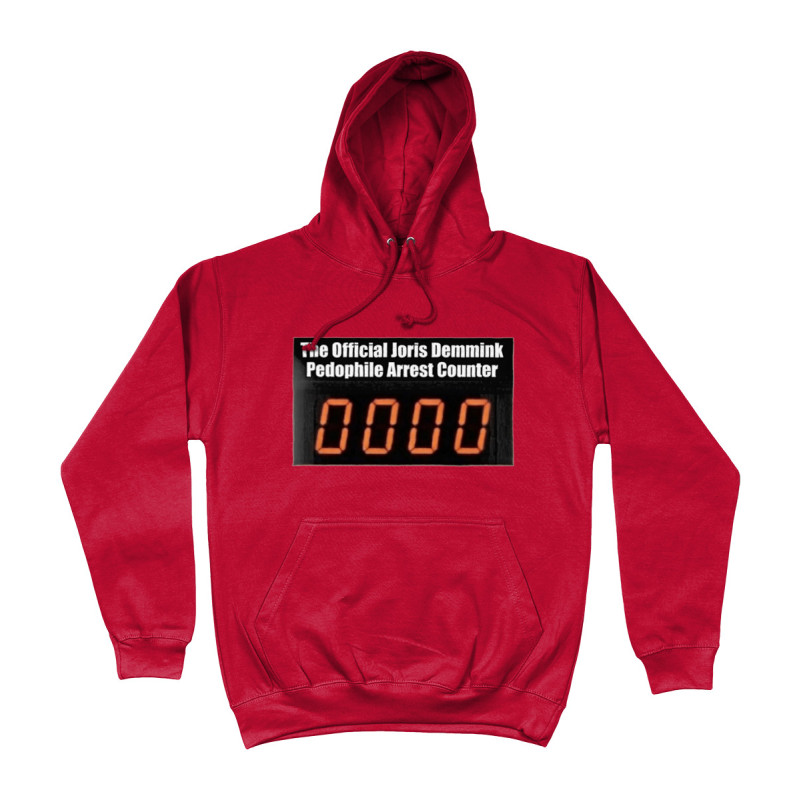 Hoodie - Demmink Arrest Counter | Full Color bedrukte Kleding