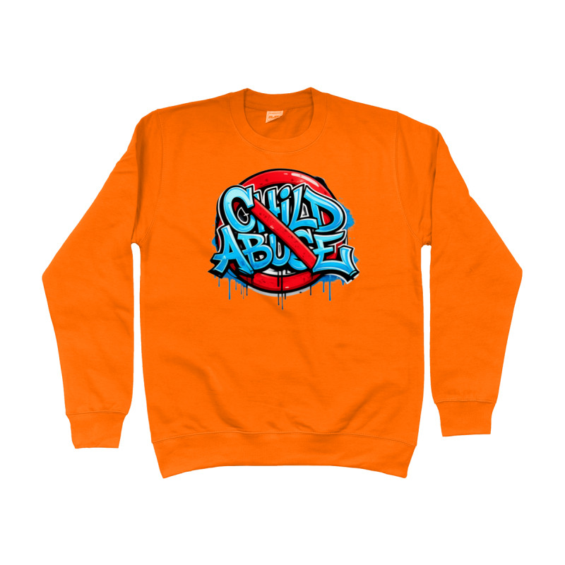Sweater - Stop Child Abuse | Full Color bedrukte Kleding