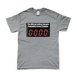 T-Shirt - Epstein Arrest Counter | Full Color bedrukte Kleding