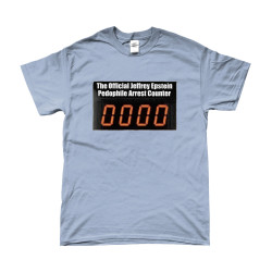 T-Shirt - Epstein Arrest Counter | Full Color printed Clothing