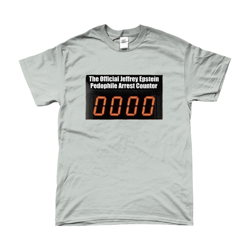 T-Shirt - Epstein Arrest Counter | Full Color bedrukte Kleding