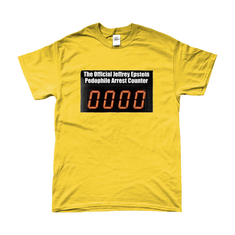 T-Shirt - Epstein Arrest Counter | Full Color bedrukte Kleding