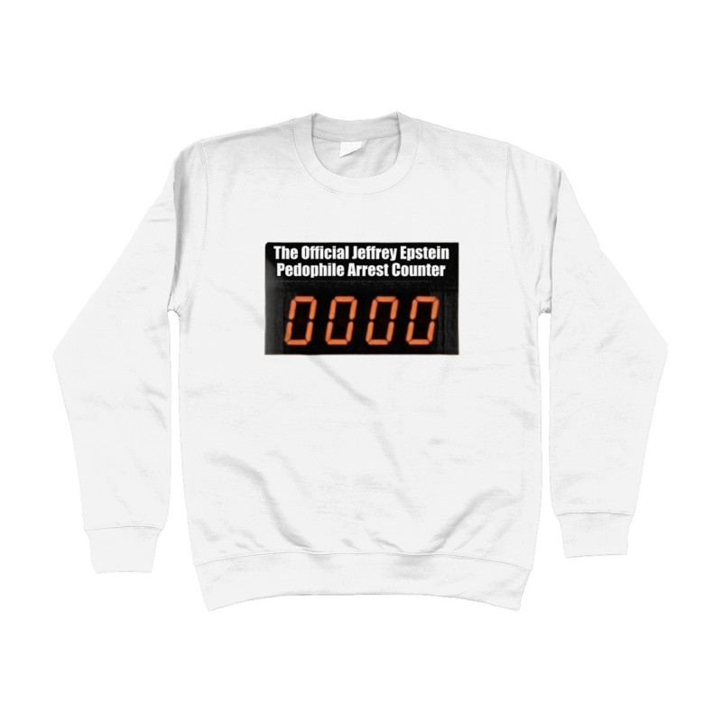 Sweat Shirt - Epstein Arrest Counter | Full Color printed Clothing