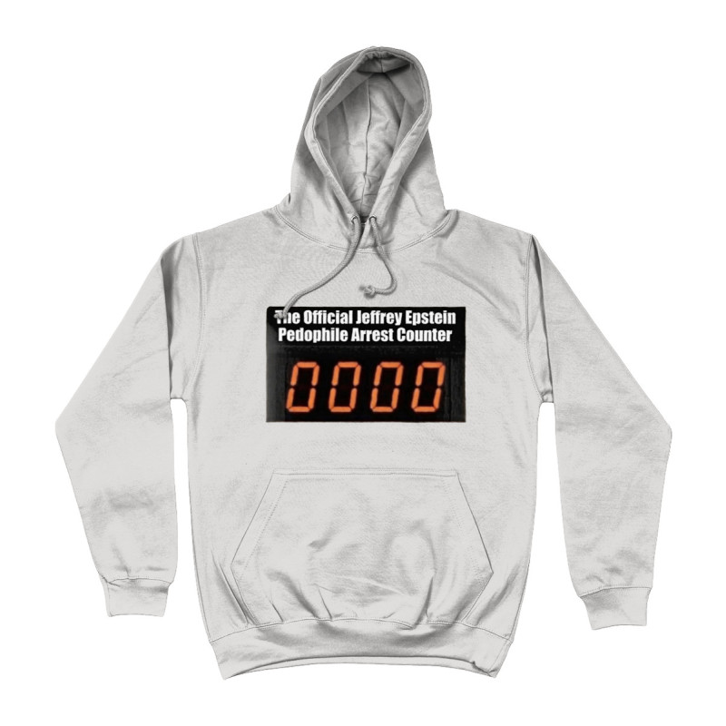 Hoodie - Epstein Arrest Counter | Full Color bedrukte Kleding