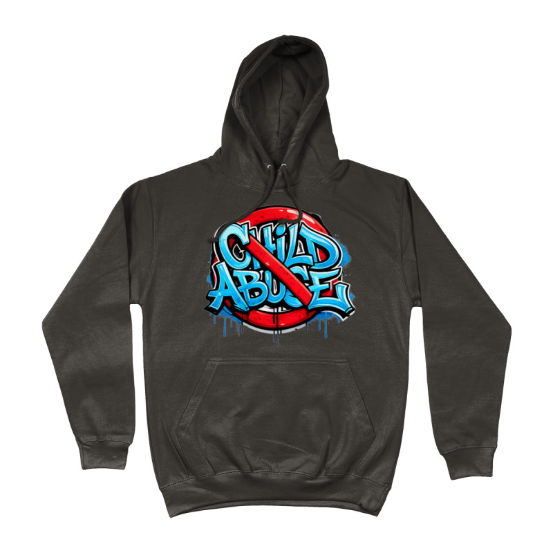 Hoodie - Stop Child Abuse | Full Color printed Clothing