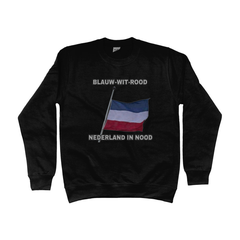 Sweater - Blauw Wit Rood Nederland in Nood | Full Color bedrukte Kleding