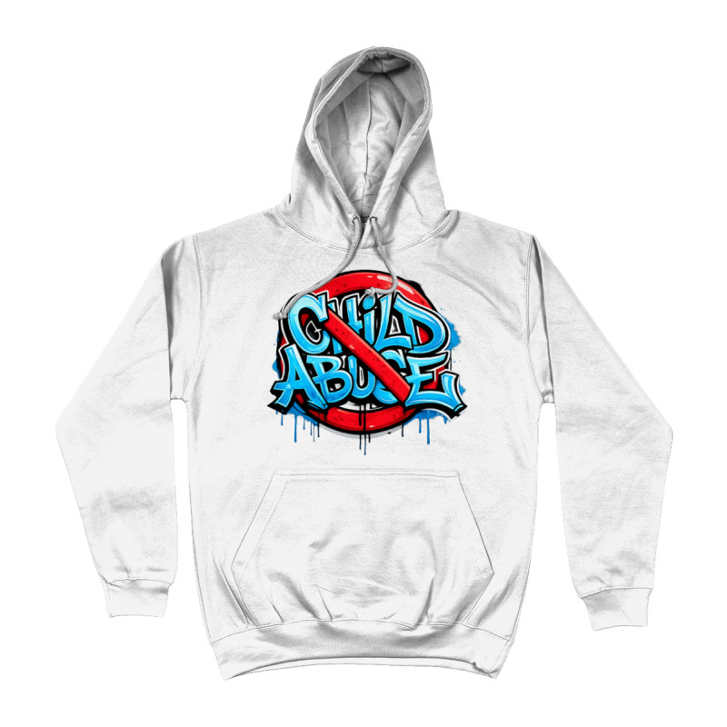 Hoodie - Stop Child Abuse | Full Color printed Clothing
