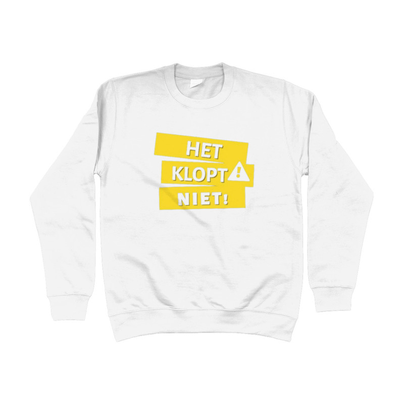 Sweater - Het Klopt Niet | Full Color bedrukte Kleding