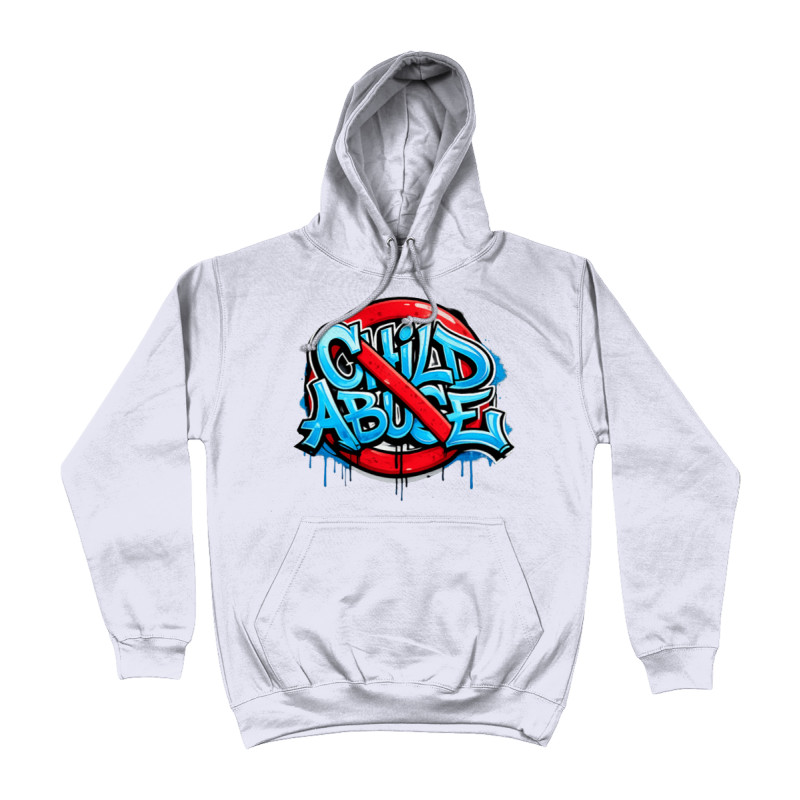 Hoodie - Stop Child Abuse | Full Color printed Clothing