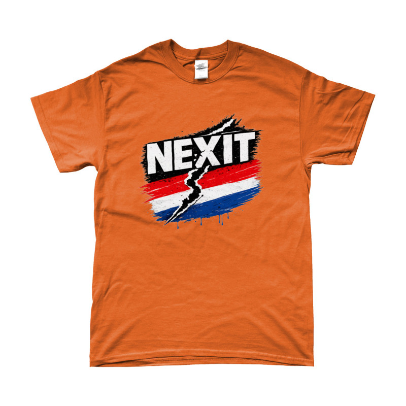 T-Shirt -  NEXIT (Netherlands Exit EU) | Full Color printed Clothing