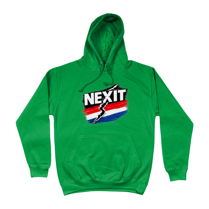 Hoodie - NEXIT (Nederland Exit EU) | Full Color bedrukte Kleding