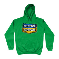 Hoodie - Not My Flag Not My War | Full Color bedrukte Kleding