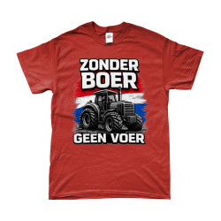 T-Shirt - Zonder Boer Geen Voer | Full Color bedrukte Kleding