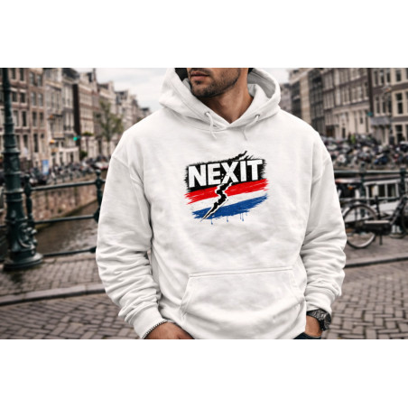 Hoodie - NEXIT (Netherlands Exit EU)| Full Color printed Clothing