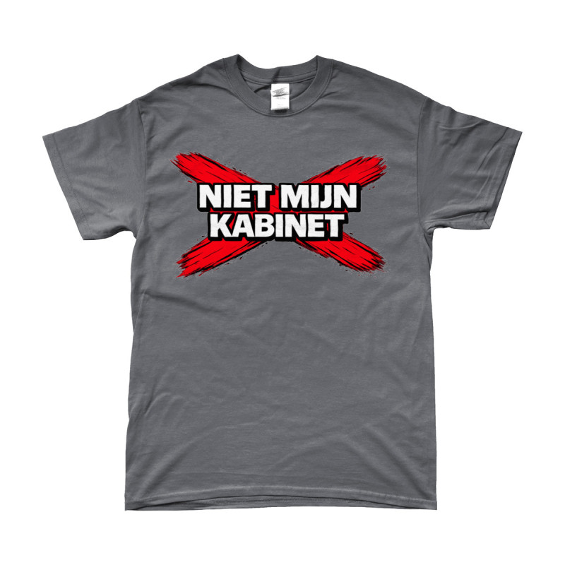 T-Shirt - Niet Mijn Kabinet | Full Color bedrukte Kleding